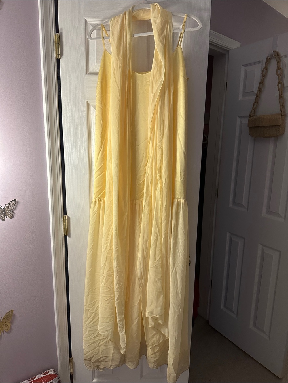 Show Me Your MuMu Yellow Maxi Dress with Dupatta